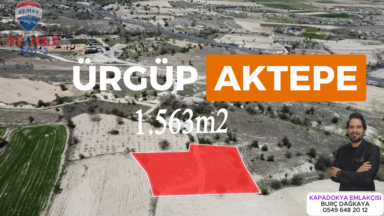 ÜRGÜP MERKEZE 1.5 km AKTEPEDE 1.563m2 BAĞ