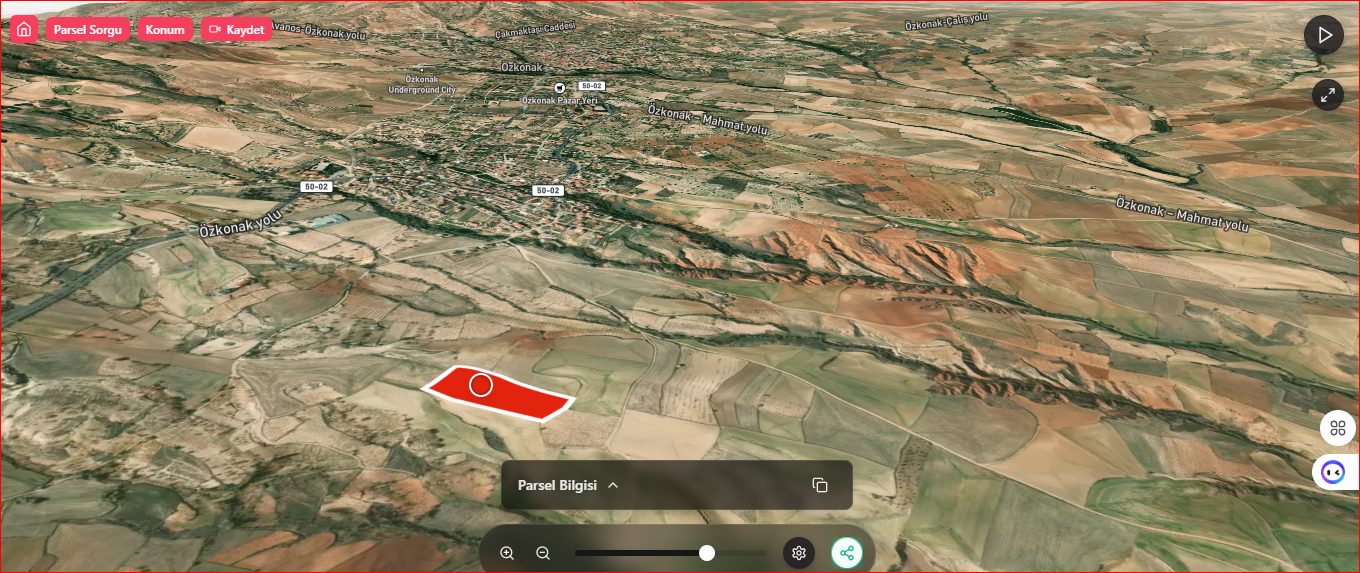 AVANOS ÖZKONAK ORTA 19.624 M2 TARLA