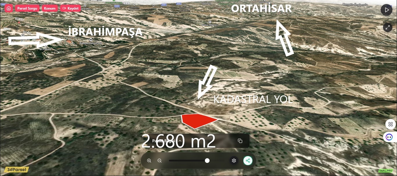 Remax'dan Ortahisarda 2.680m2 Bağ